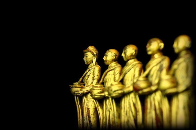 Buddhist Monk , Burmese Monk , Thai Monk , Wood monks